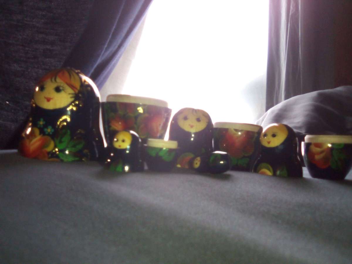 Russian stacking doll vintage