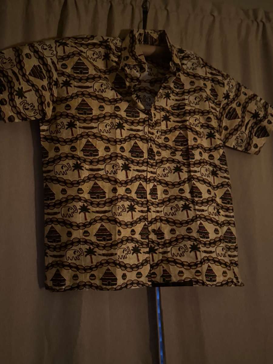 African button down