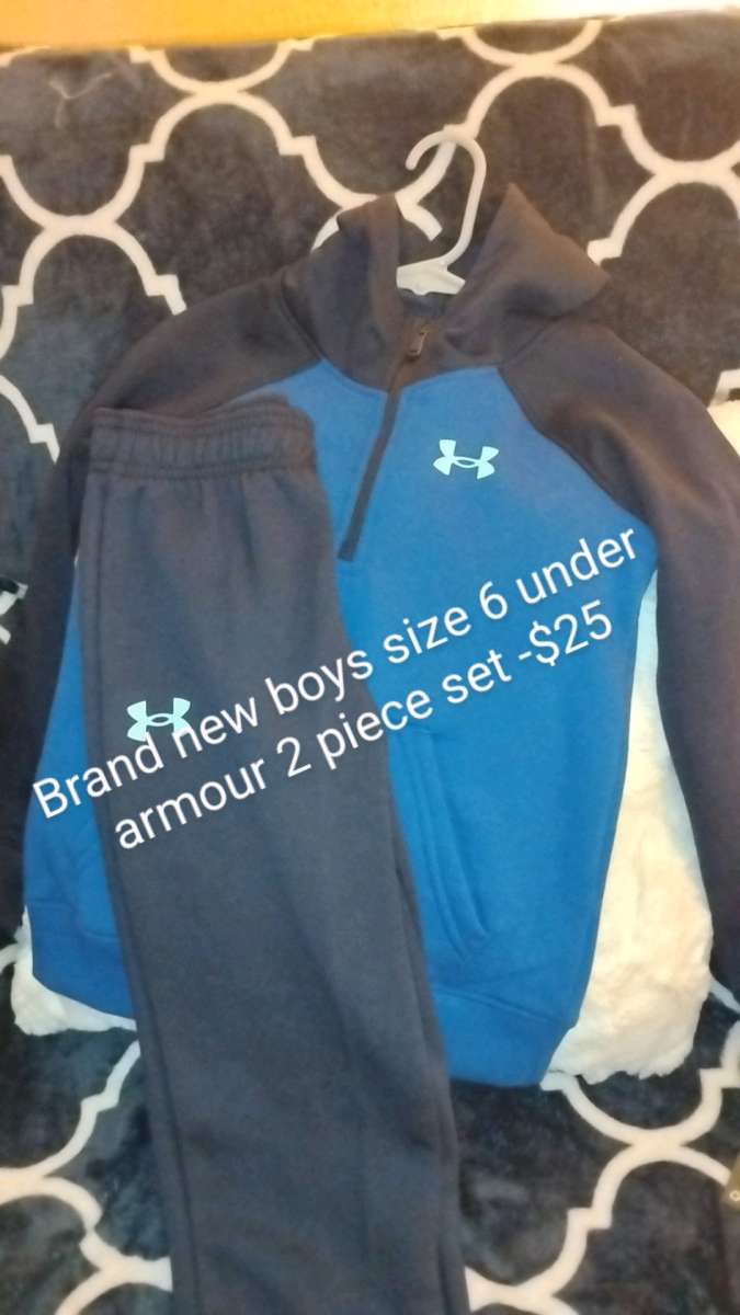 brand new boys Nike under armour and Jordan 2 piece sets