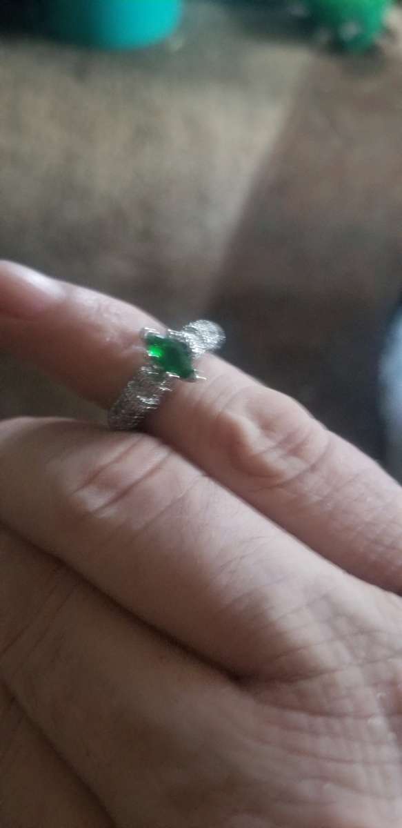 Grossular Garnet Ring