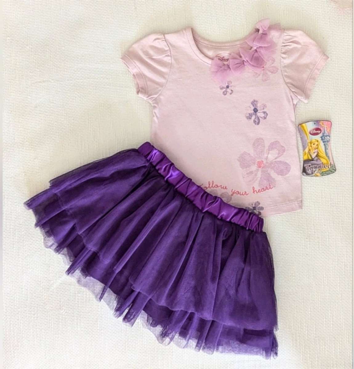 Disney Rapunzel Girl Skirt Set
