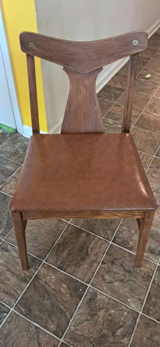 6 vintage MCM mid century modern dinning chairs