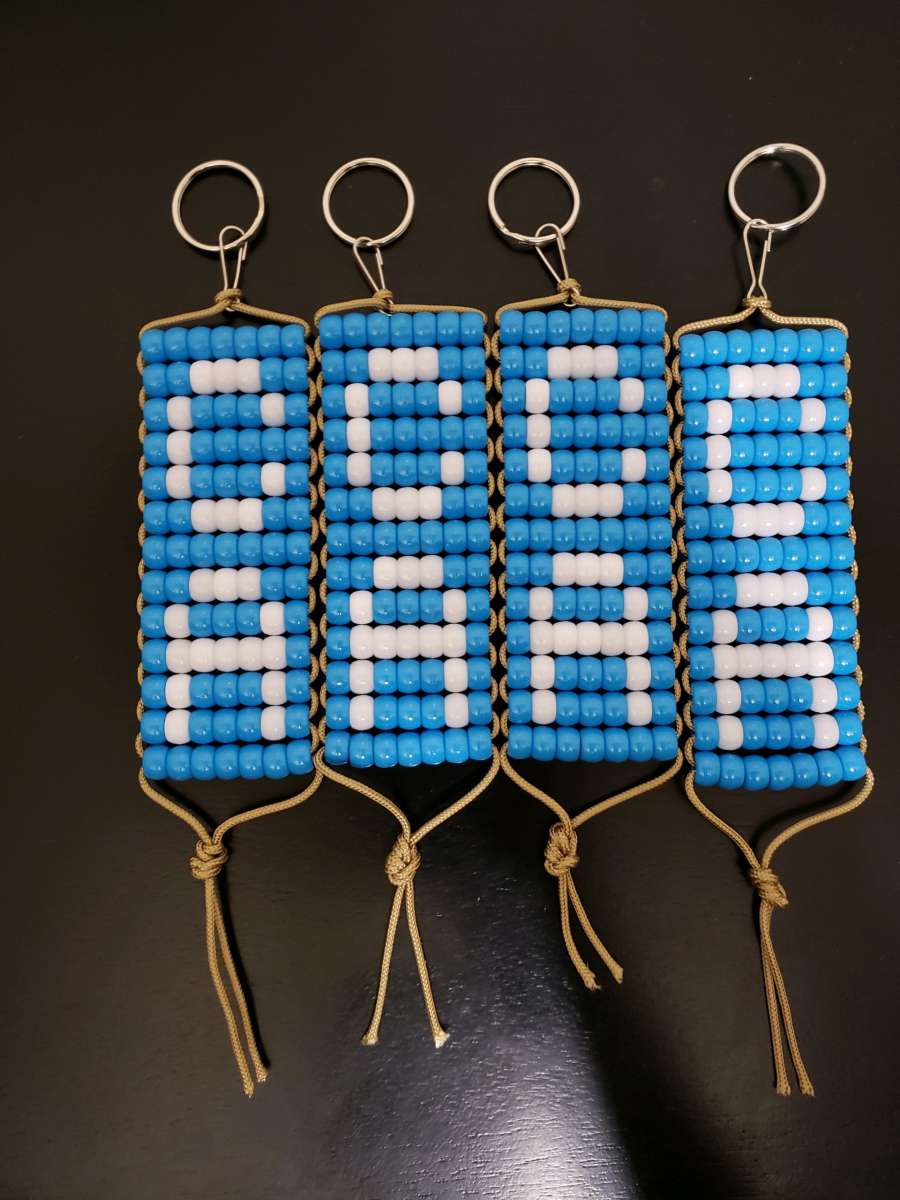 California initials Keychains