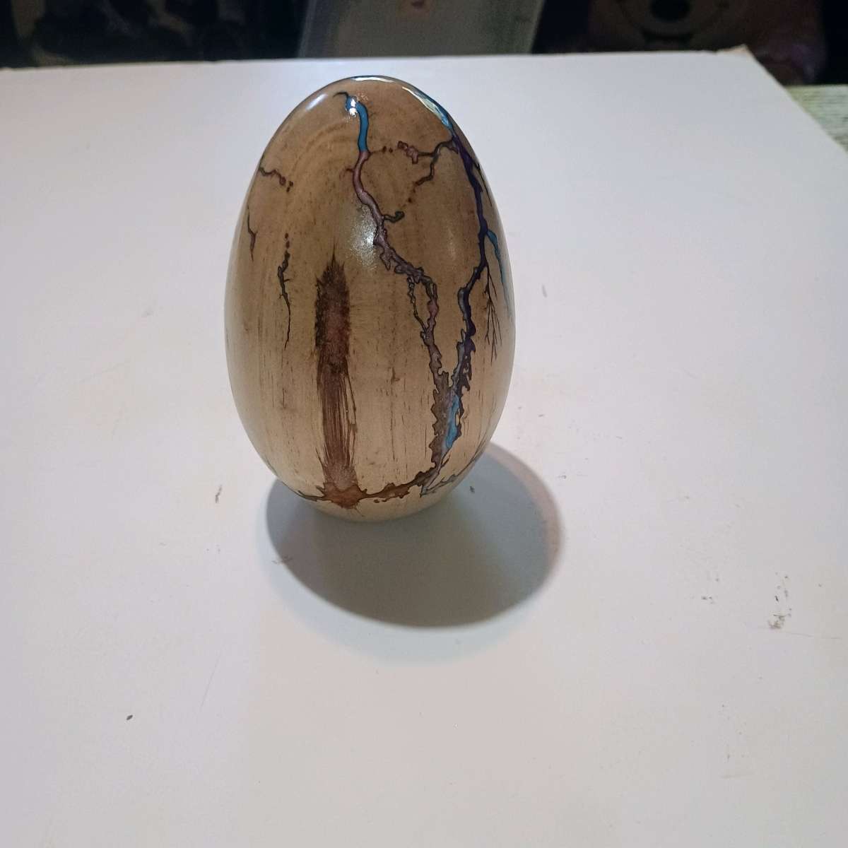 Egg Lichtenberg Fractal Burn Easter