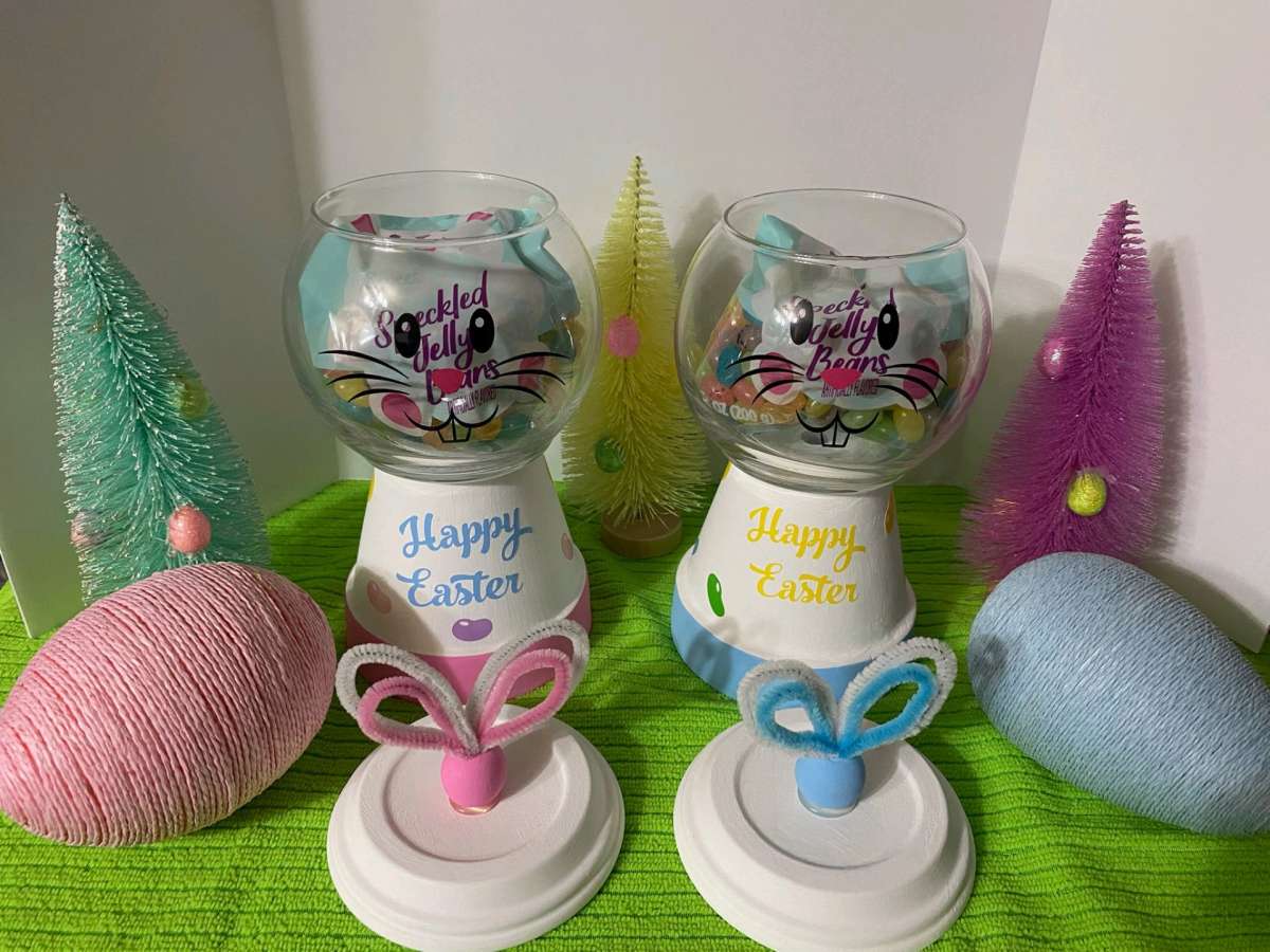 Homemade Easter jars