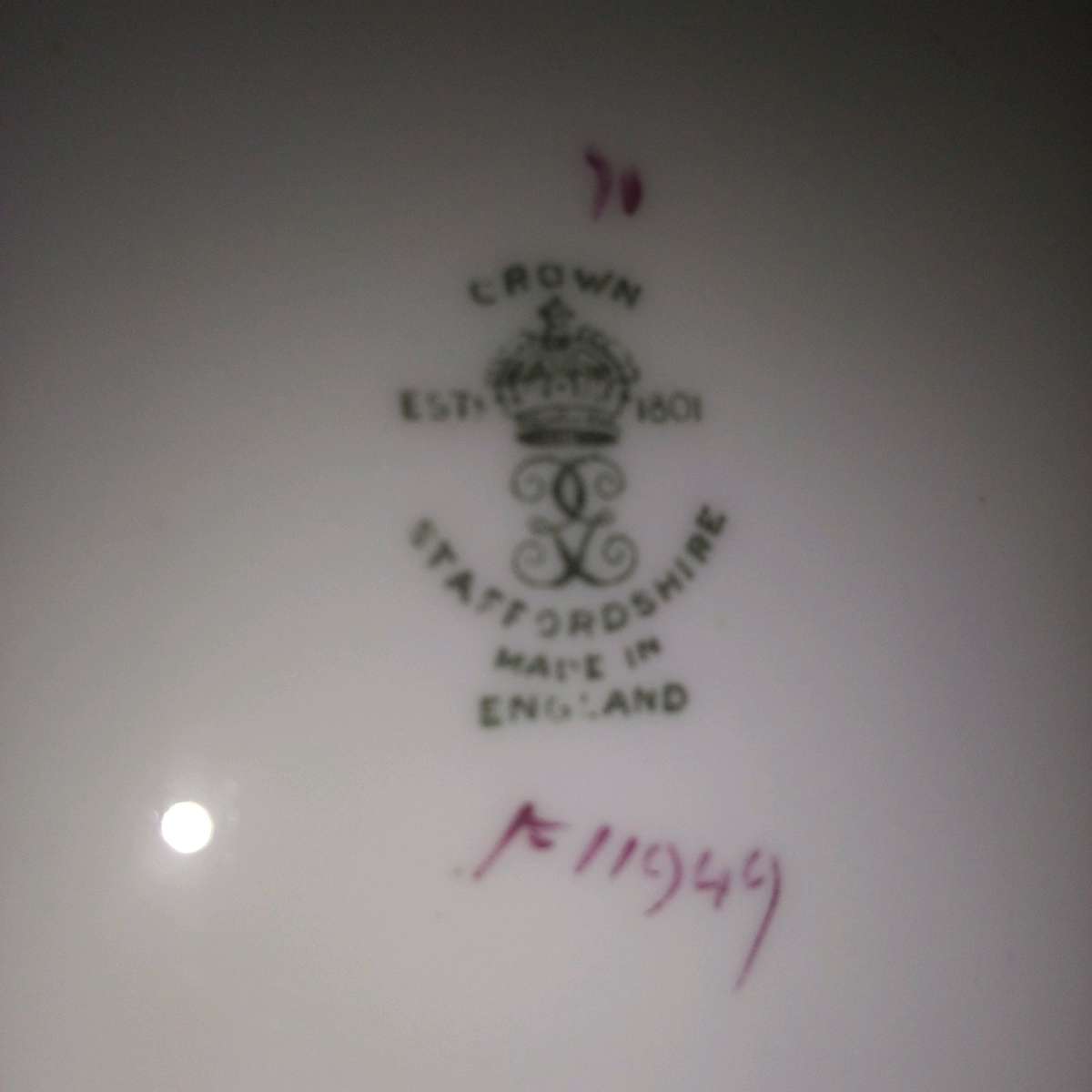 Crown Staffordshire England