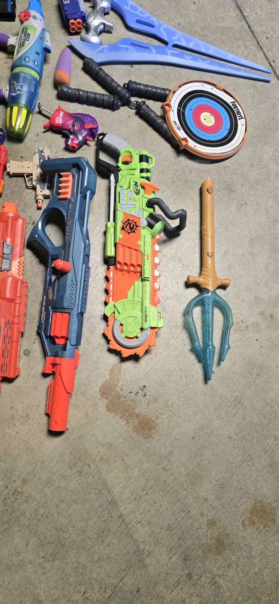 NERF GUNS EVERYTHING YOU SEE FOR 50