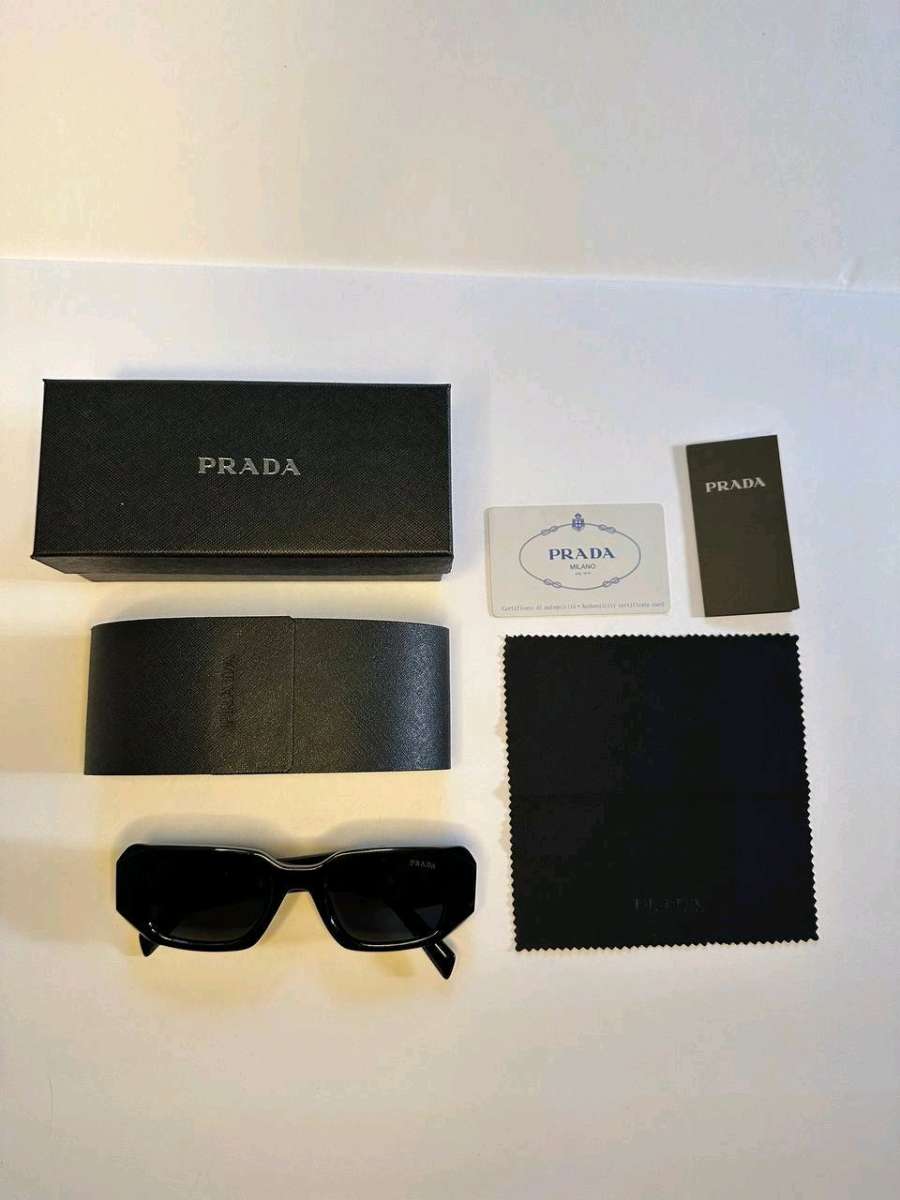 All Blacked Out Tinted Prada Sunglasses