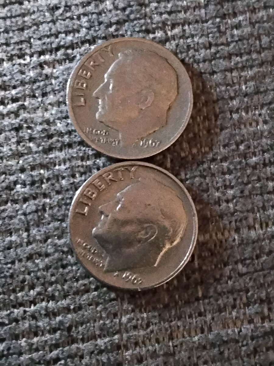 RARE DIMES COINS  1965 TO 1985