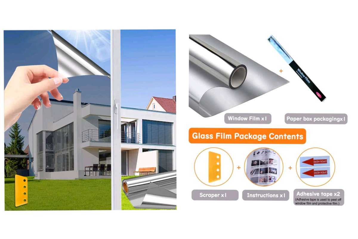 One way window privacy film  heat control and Anti UV