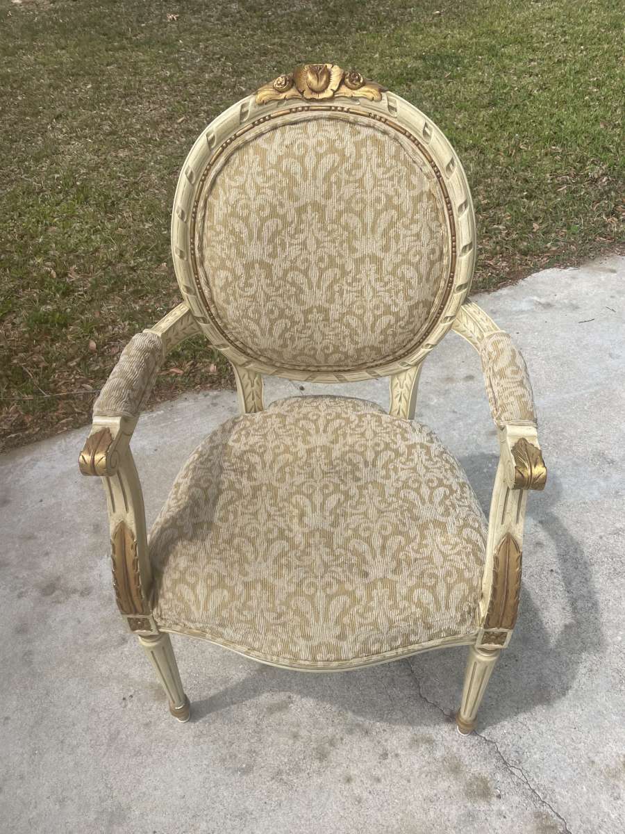 Vintage French Accent Chair