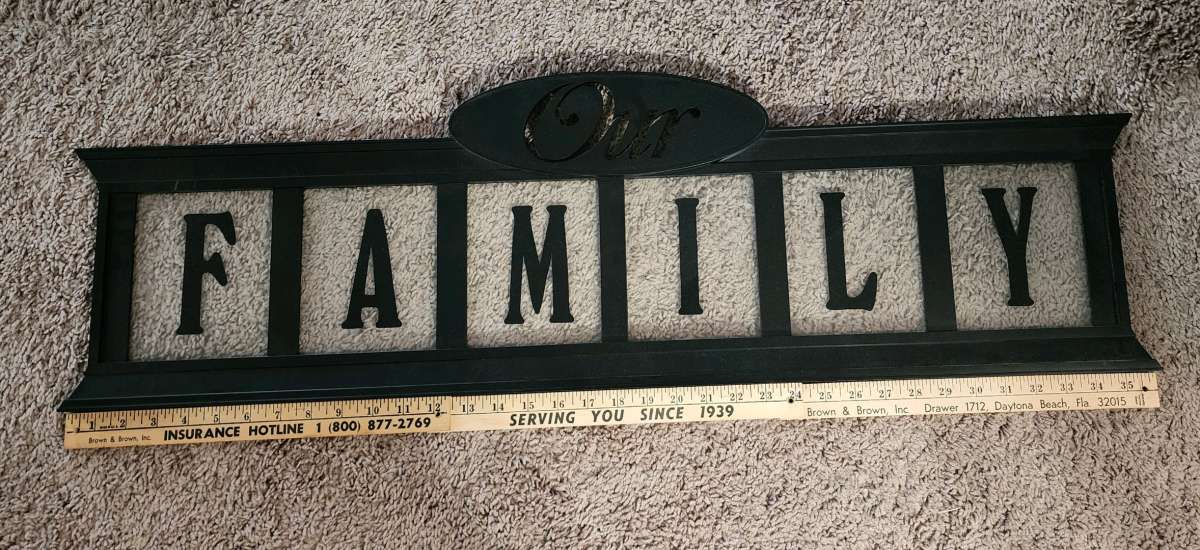 large family wall hanging