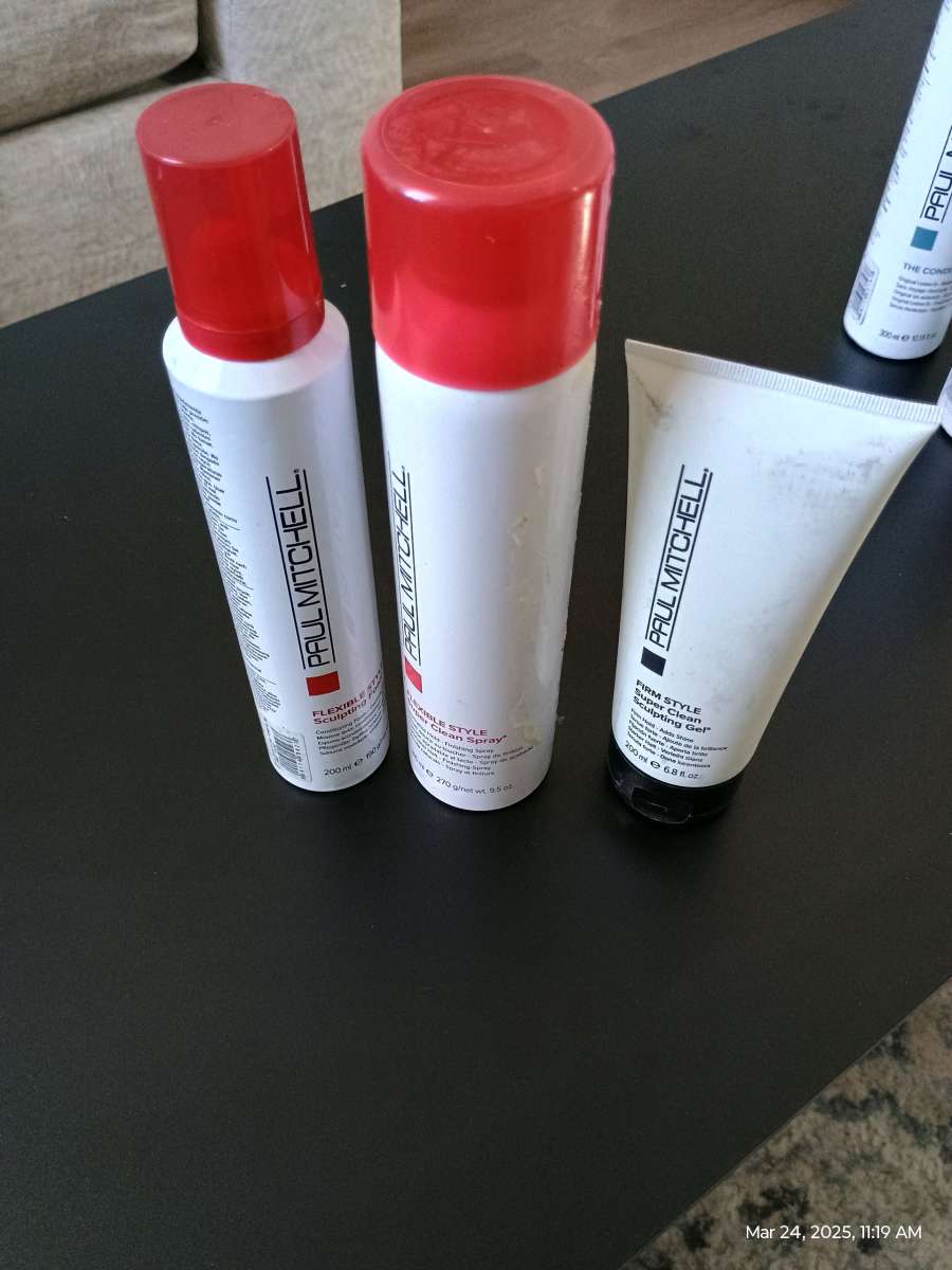 hygiene Paul Michelle shampoo conditioner  hair gel