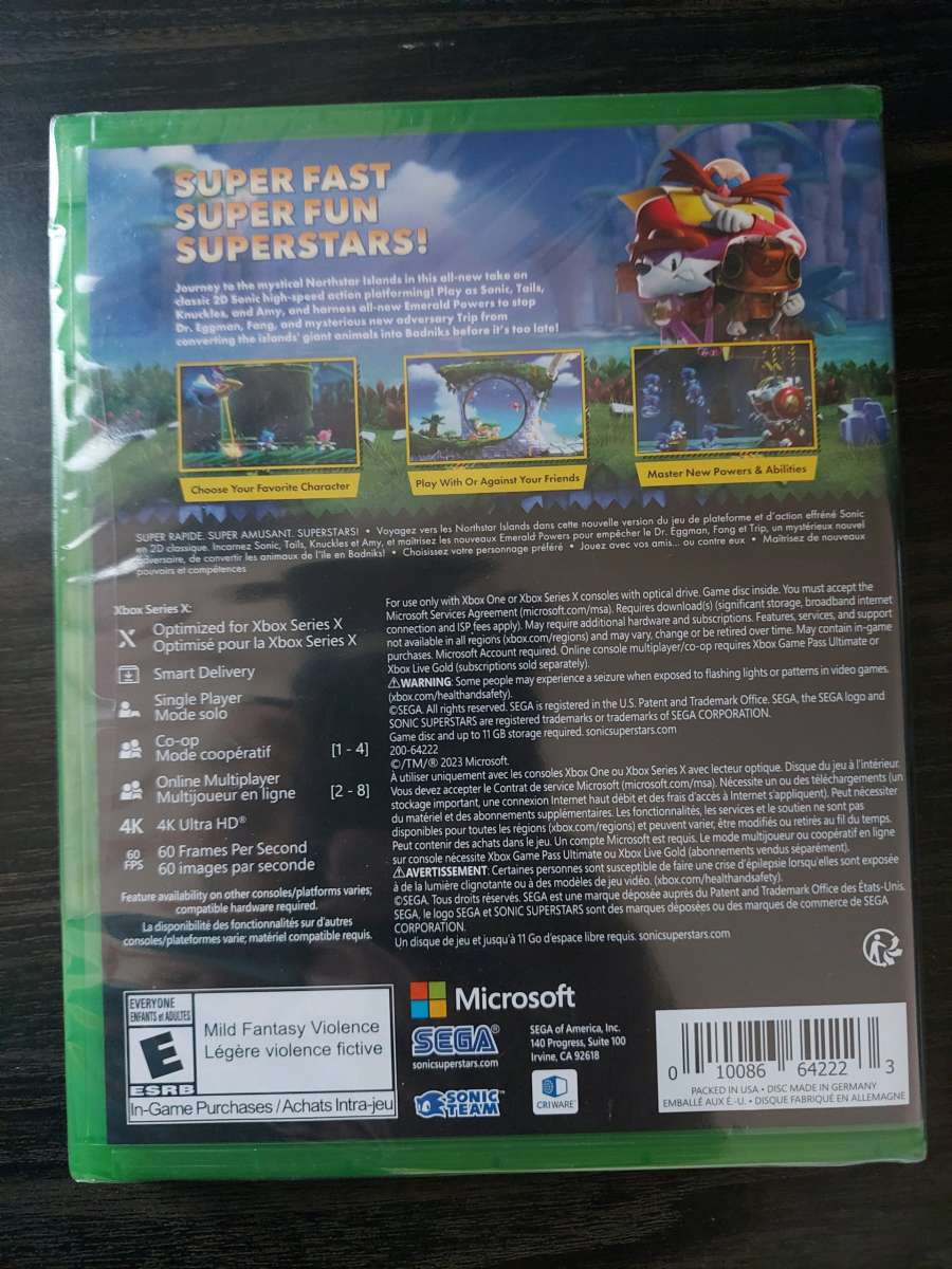 Sonic Super Stars for Xbox