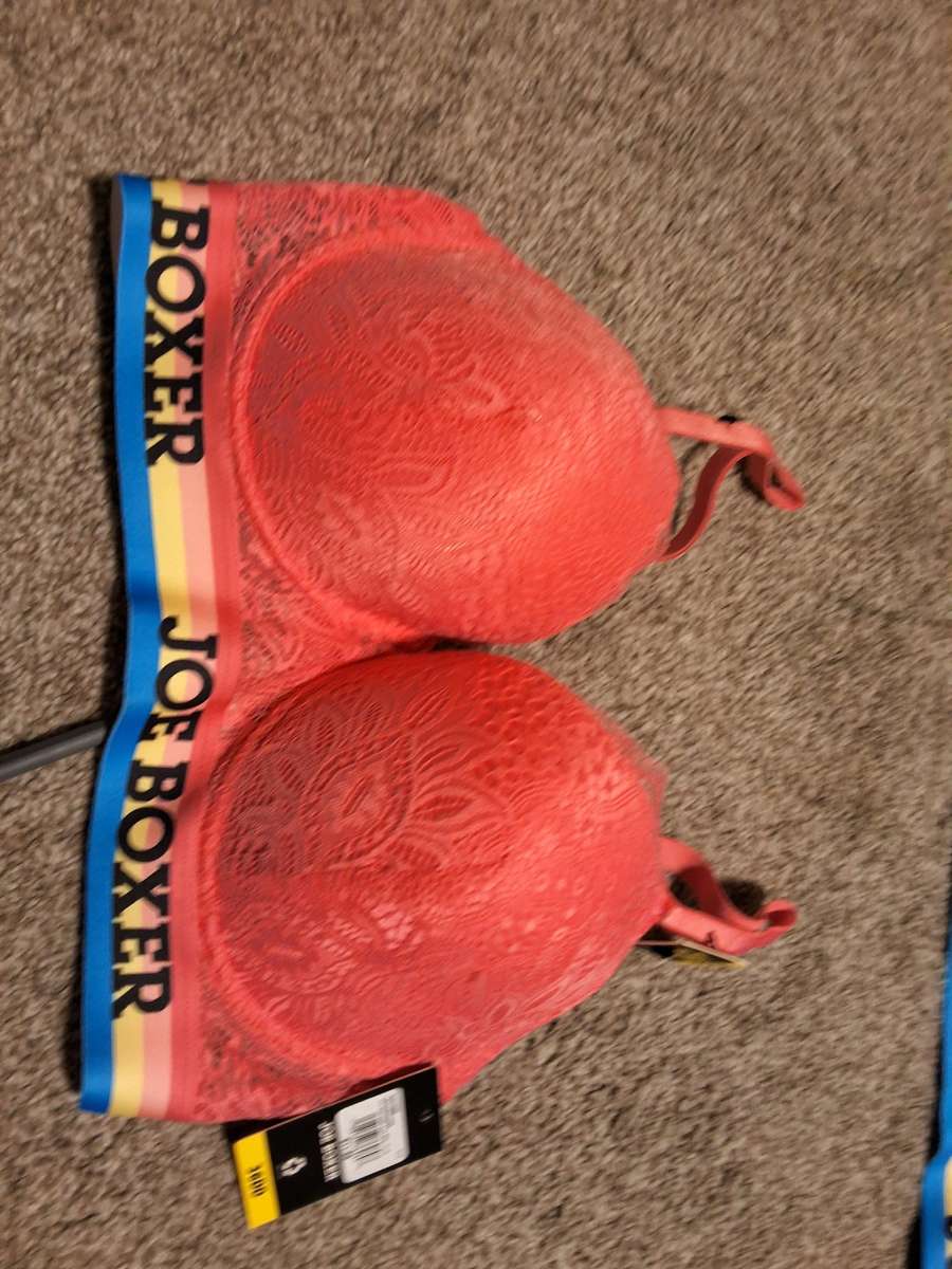 New  with tags Joe Boxer  bras