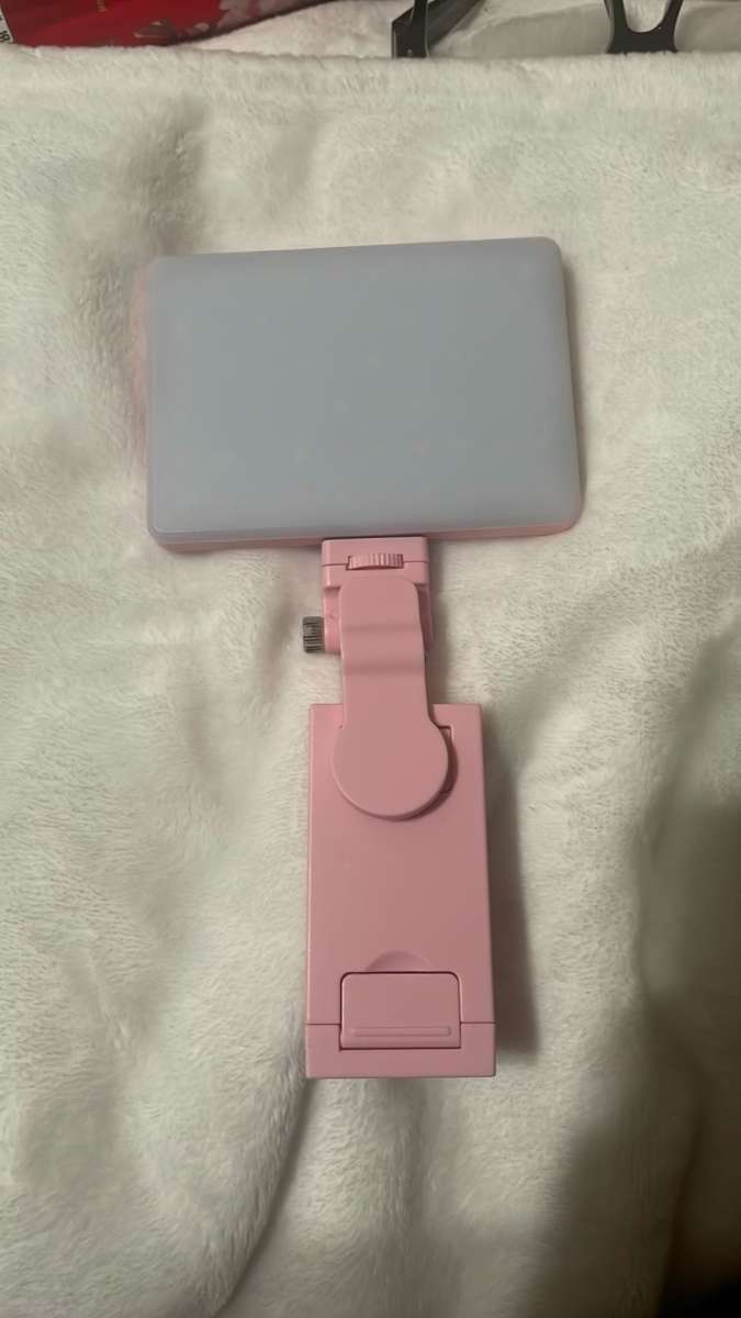 Pink selfie light