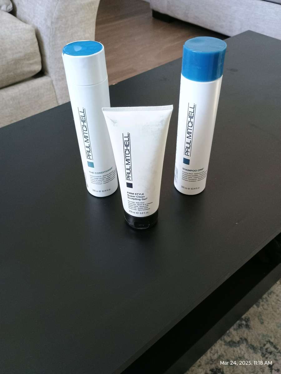 hygiene Paul Michelle shampoo conditioner  hair gel