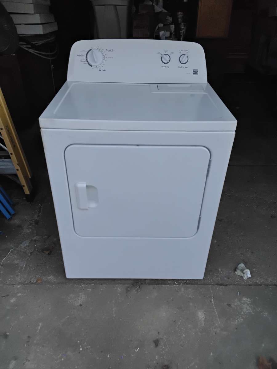 Nice White Sears Kenmore Heavy Duty Electric Dryer Like New