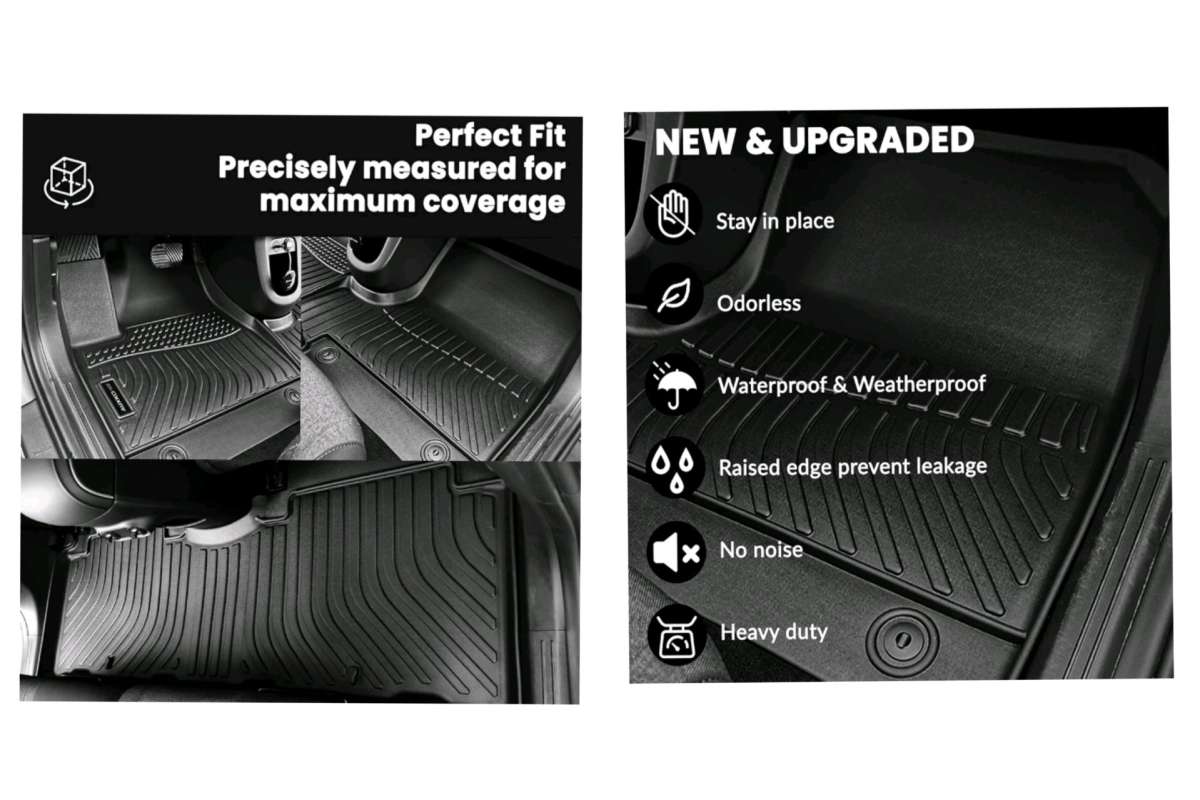 Tesla Cybertruck 2024 all weather mats