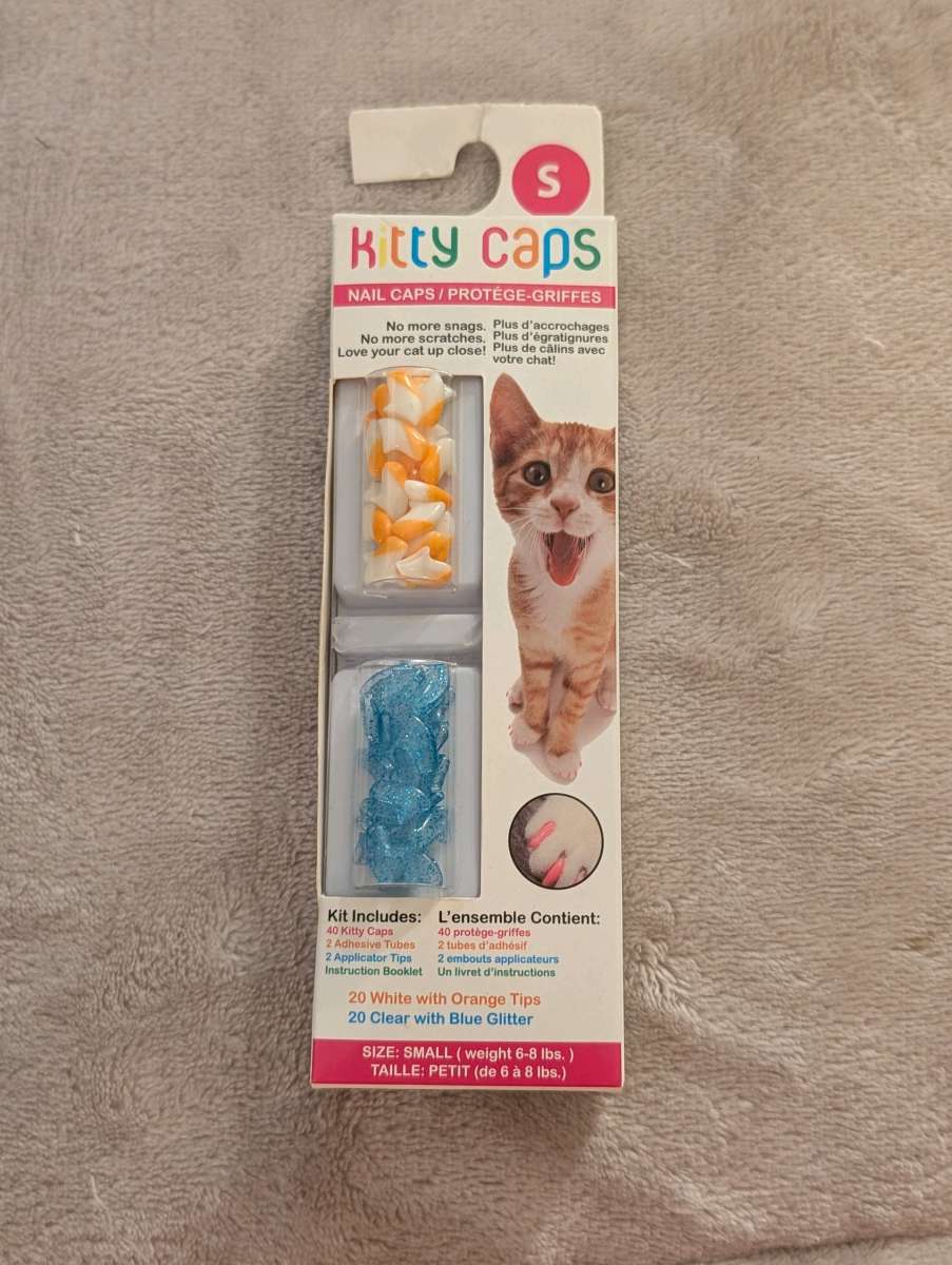 Kitty Caps nail caps for cats 40 total pieces