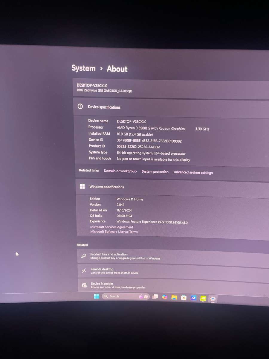 gaming laptop zephyrs g15 full setup
