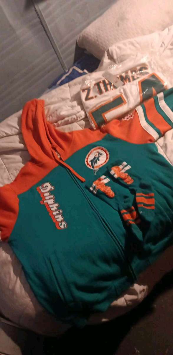 Miami dolphins jersey with Jacket and socks