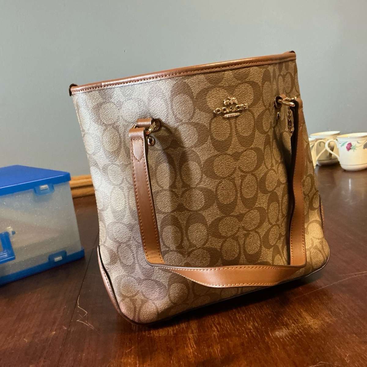 luxury designer coach hand bag