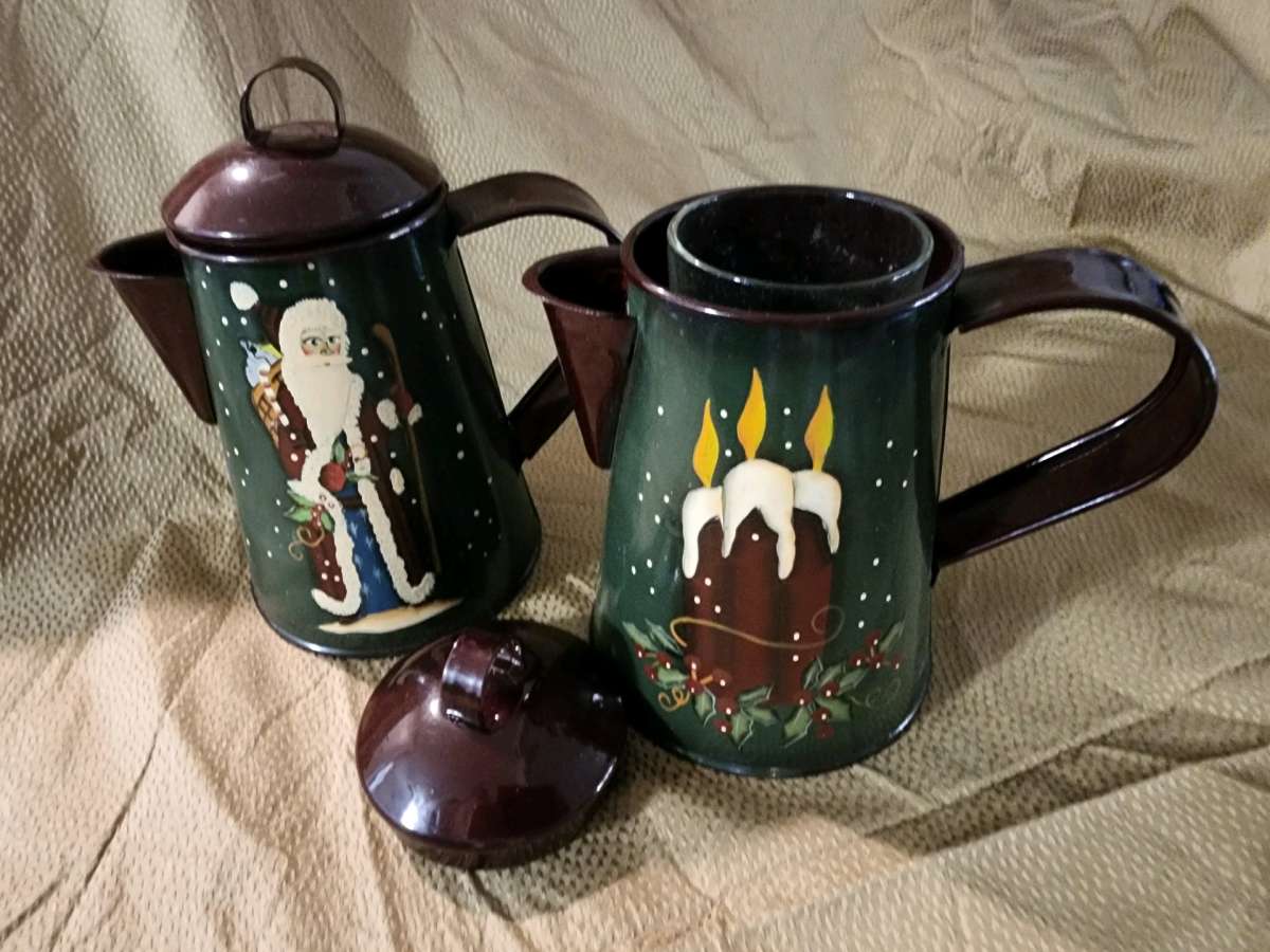 Christmas votive holders