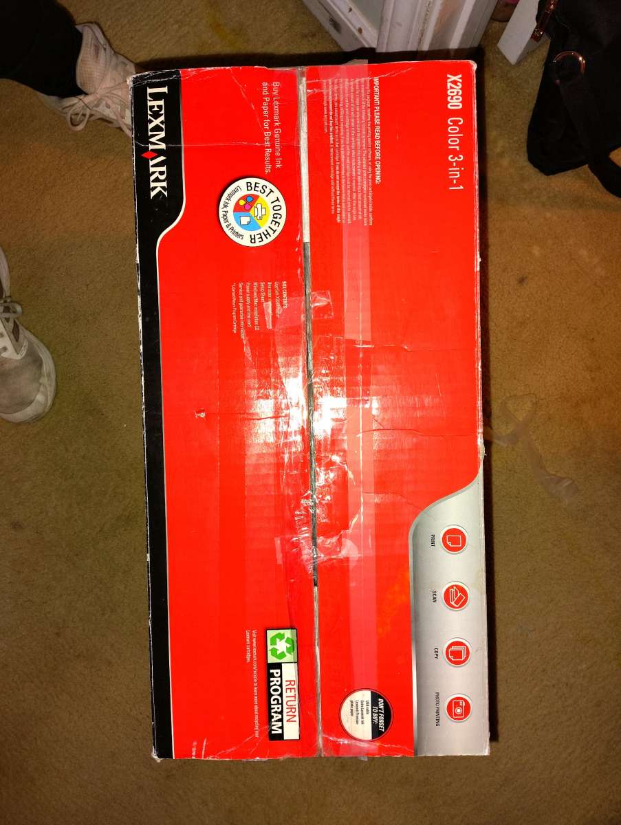 Lexmark 3 in 1 print printer scanner  and copier