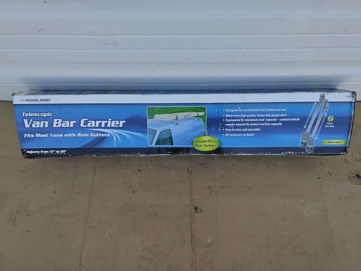 Brand New Highland 2 Telescopic Ladder Racks For Vans Trucks