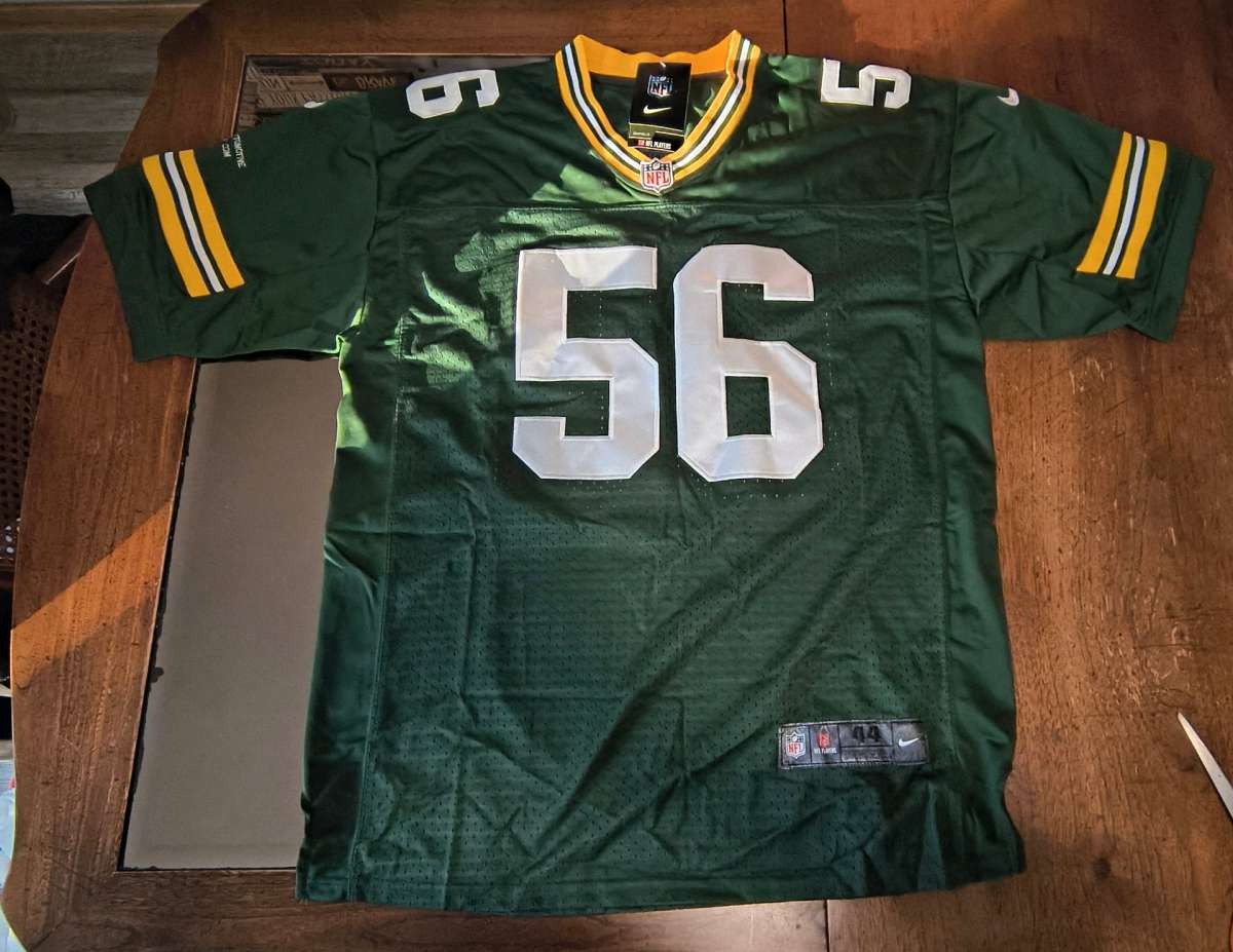 Julius Peppers Unsigned Green Bay NWT Football Jersey Size 4