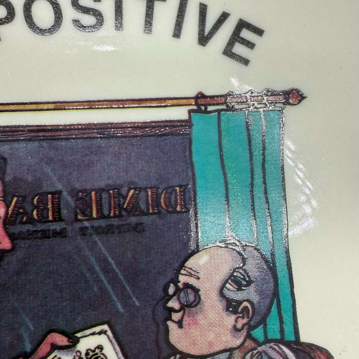 The W Clement Stone Signature Collection BE POSITIVE Plate