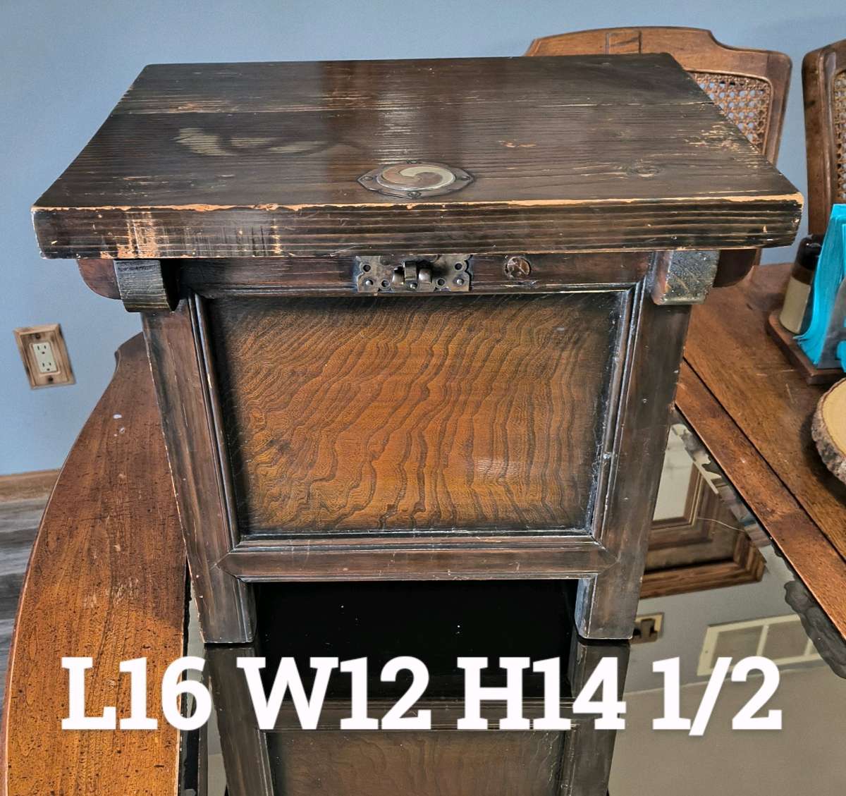 18901920 Korean Grain Chest Antique in original state