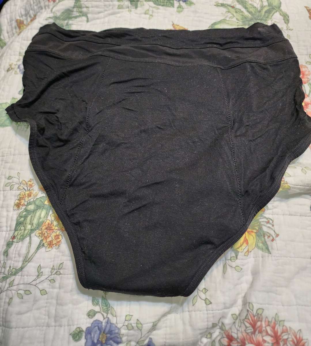 10 pairs Goat Union hirise overnight period briefs black 2XL