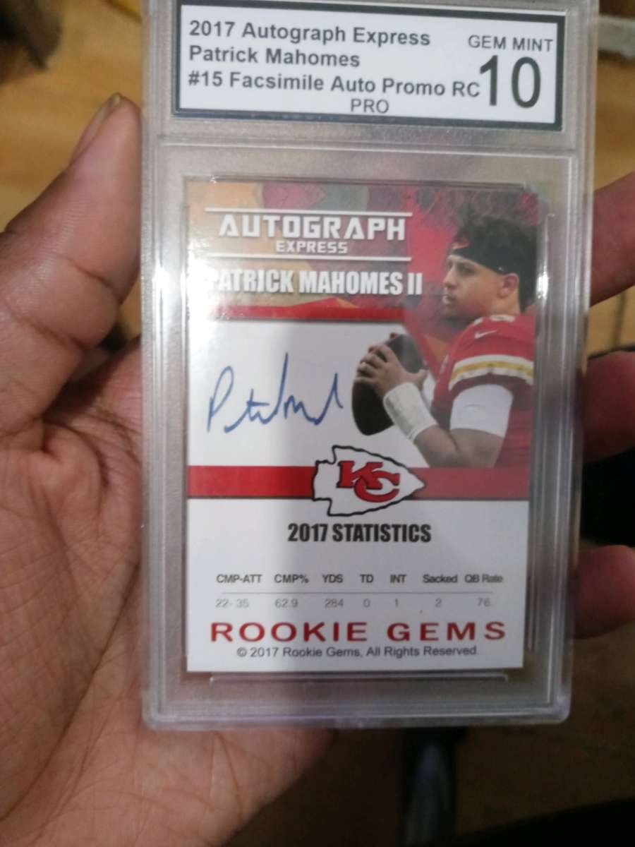 autograph express patrick mahomes 2