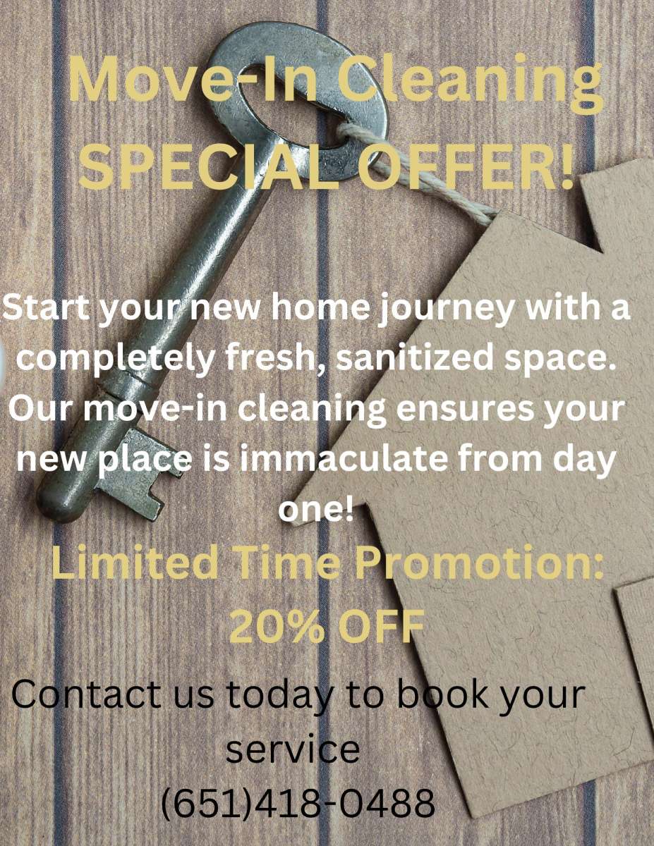 home cleaning service move in cleaning special