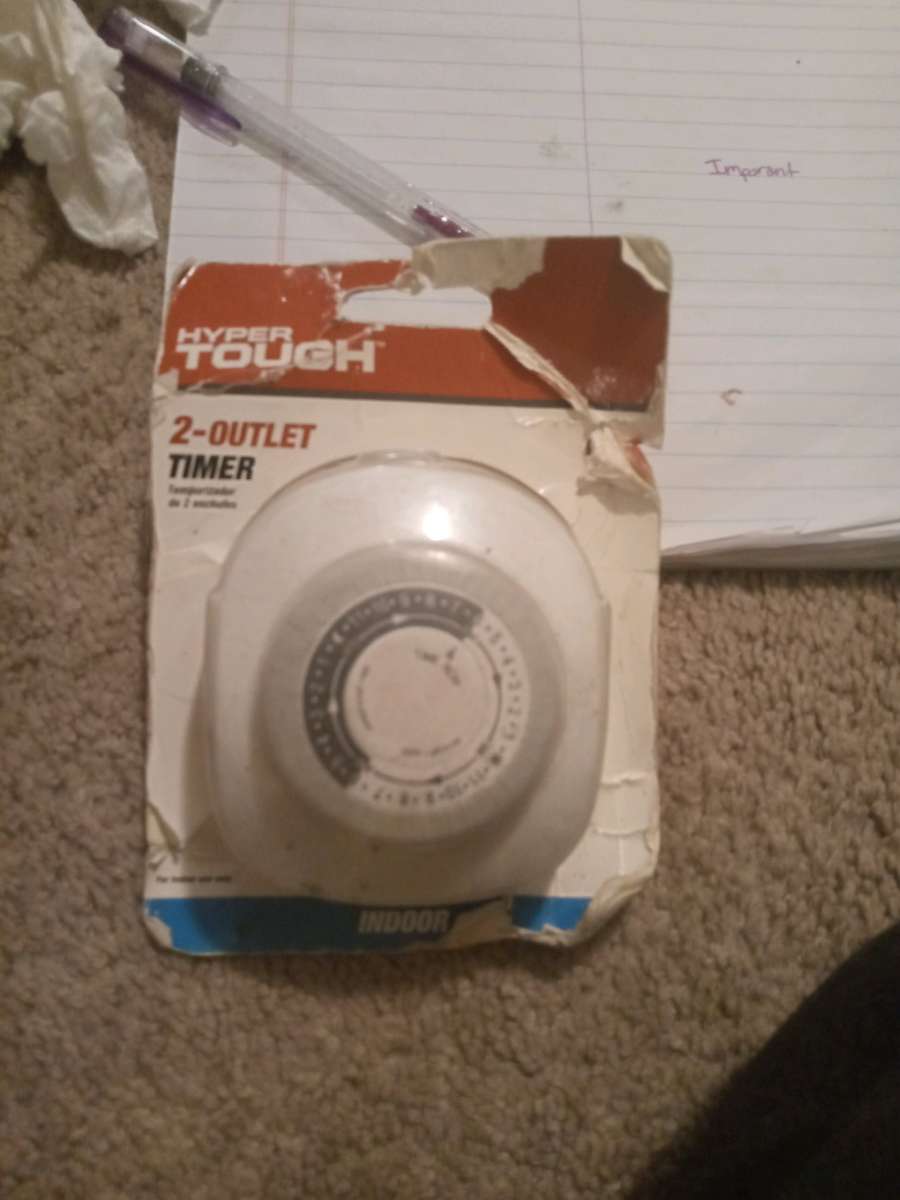 hyper tough 2 outlet timer