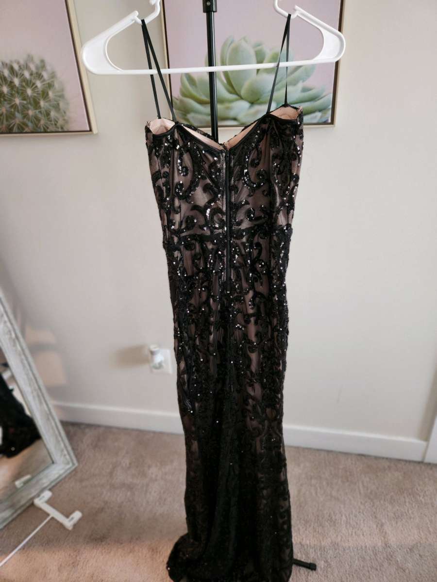 Windsor strapless sequin gown
