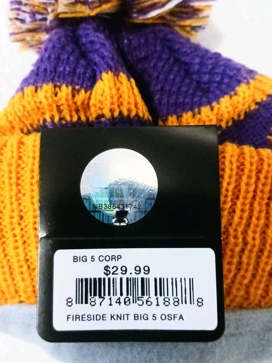 LA Lakers winter hat beanie