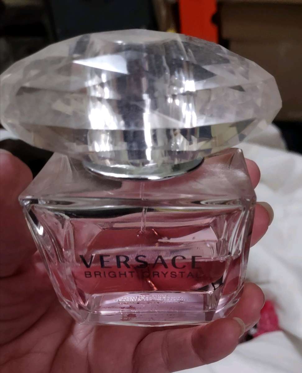 half a Large bottle Of Versace Bright Crystal Perfume