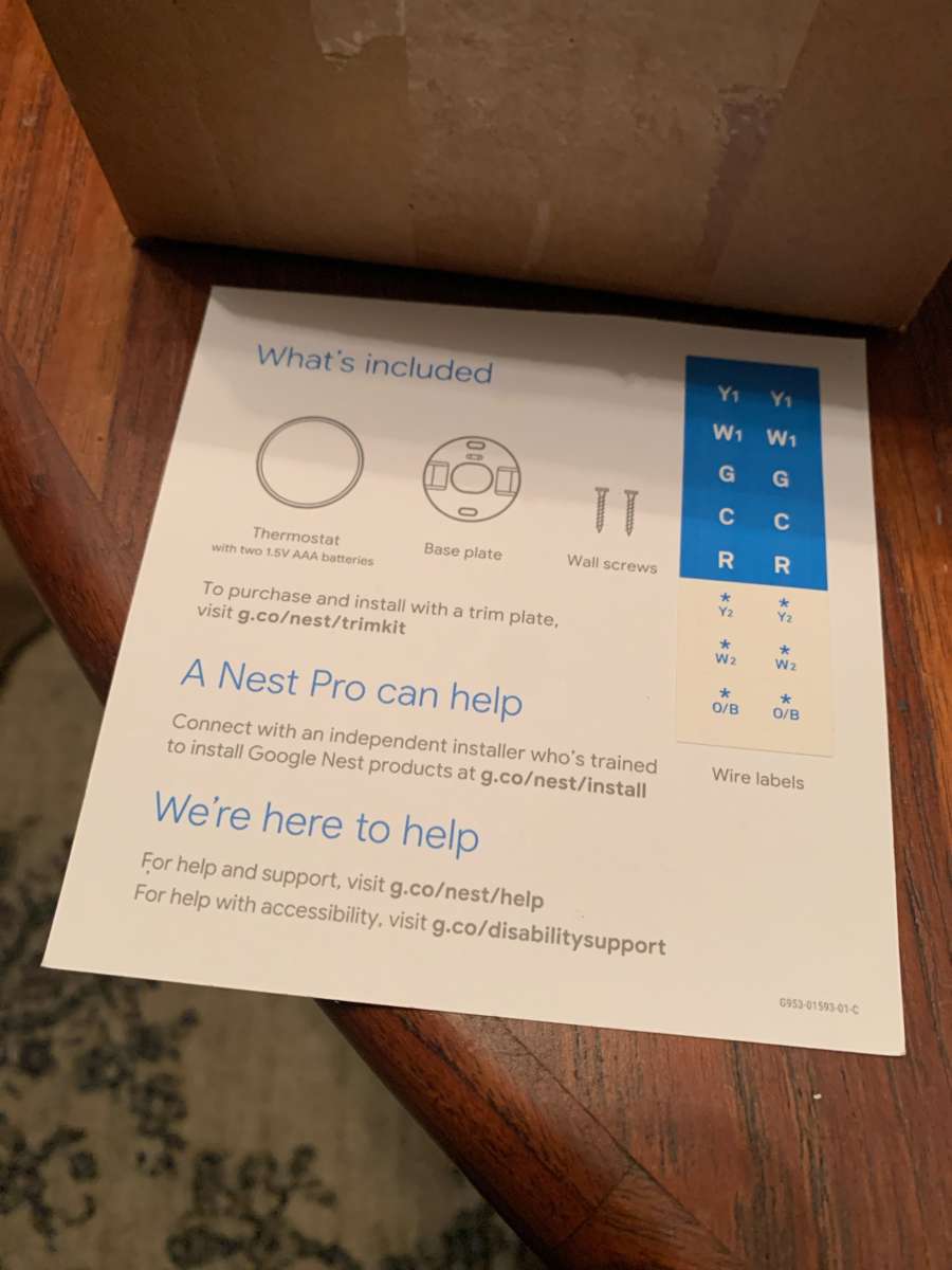 nest programmable thermostat