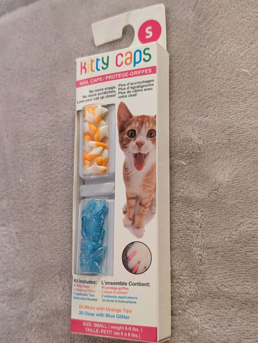 Kitty Caps nail caps for cats 40 total pieces