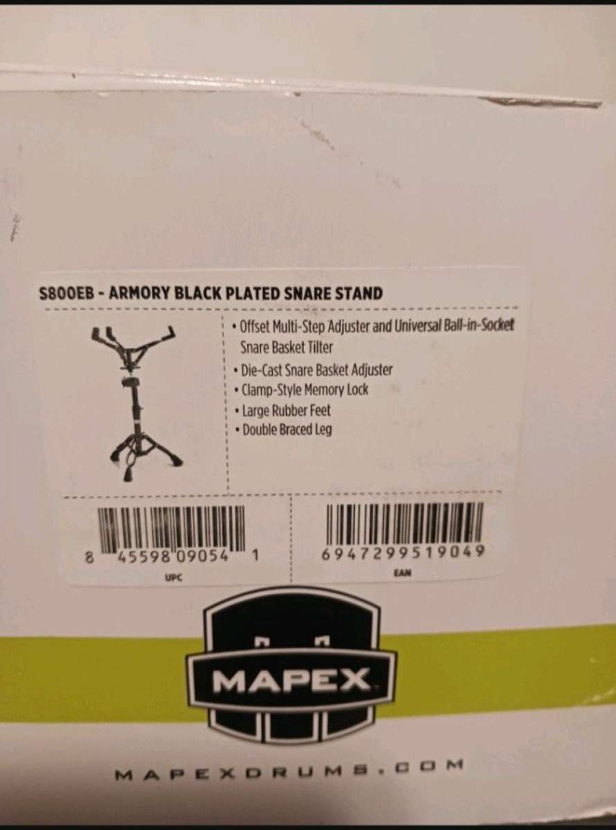 Mapex S800EB Snare Stand Black Veneered