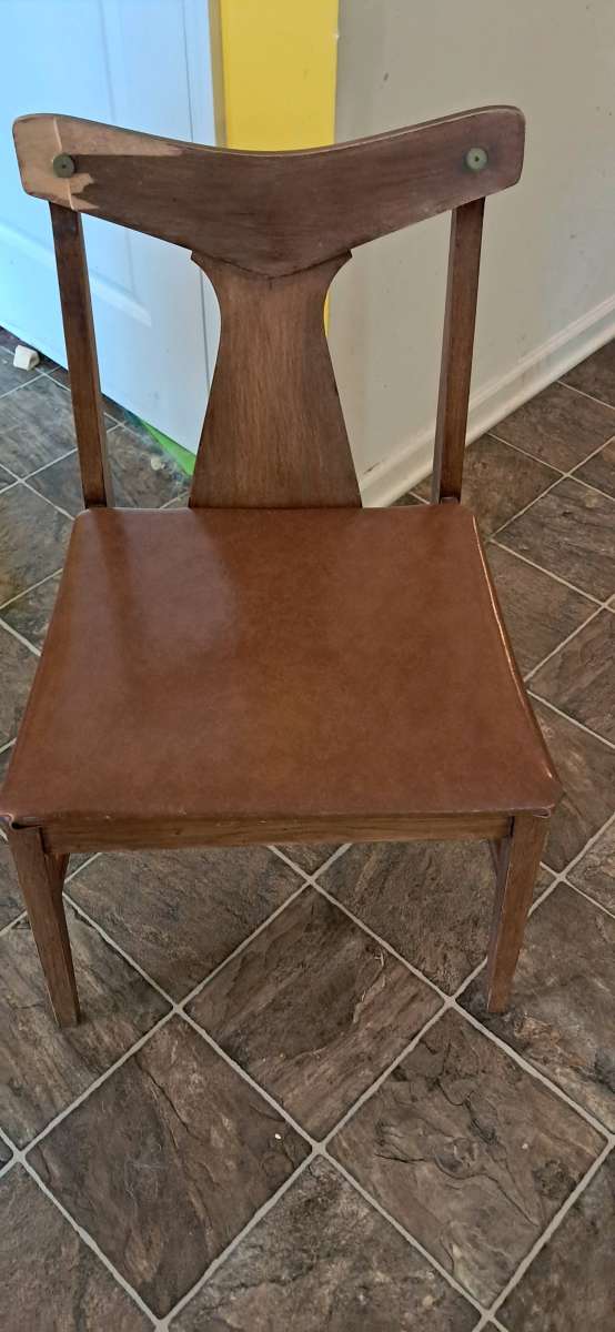 6 vintage MCM mid century modern dinning chairs