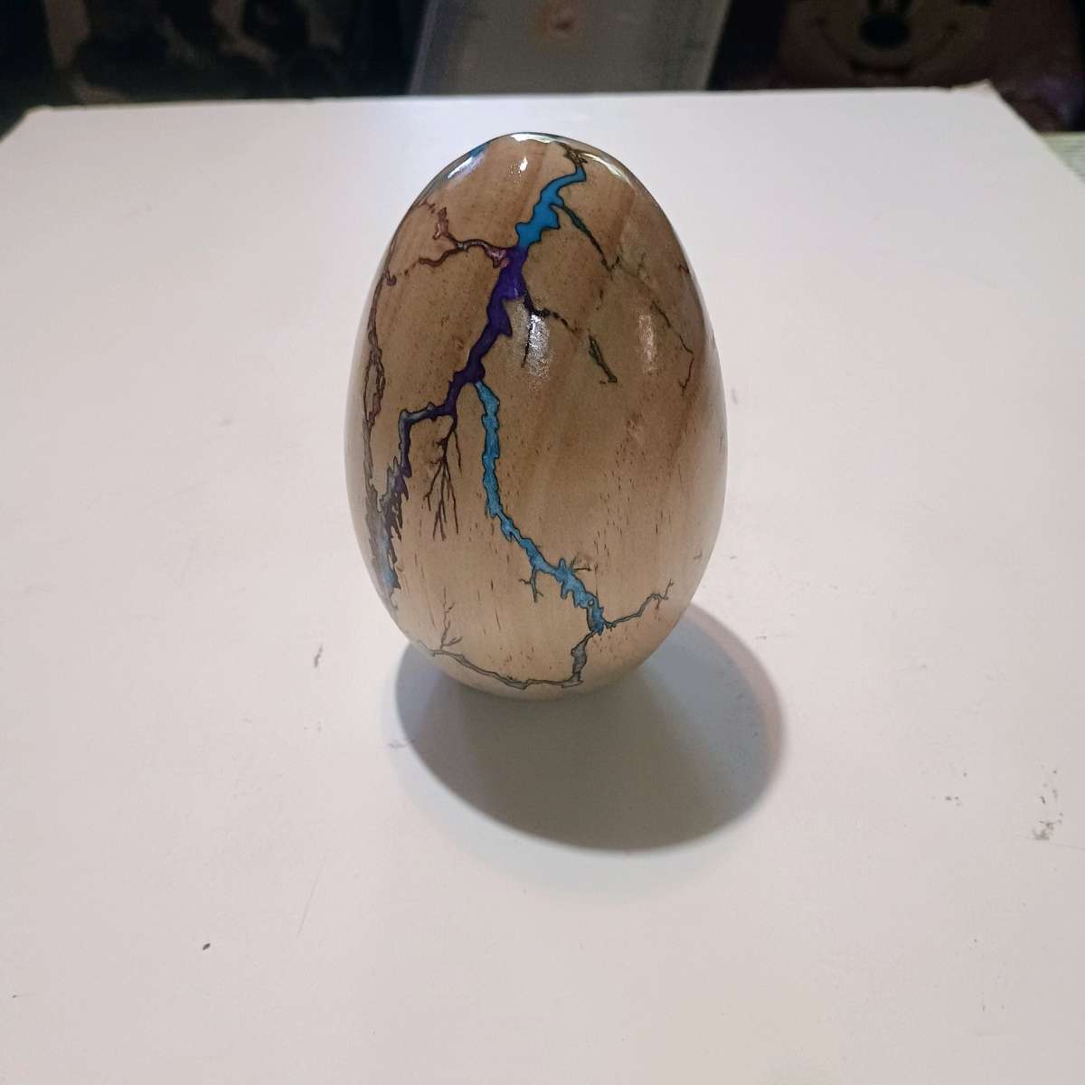 Egg Lichtenberg Fractal Burn Easter