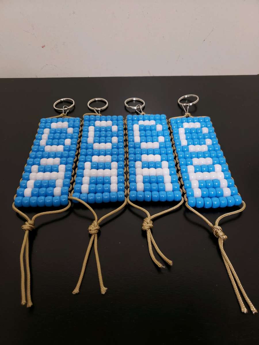 California initials Keychains