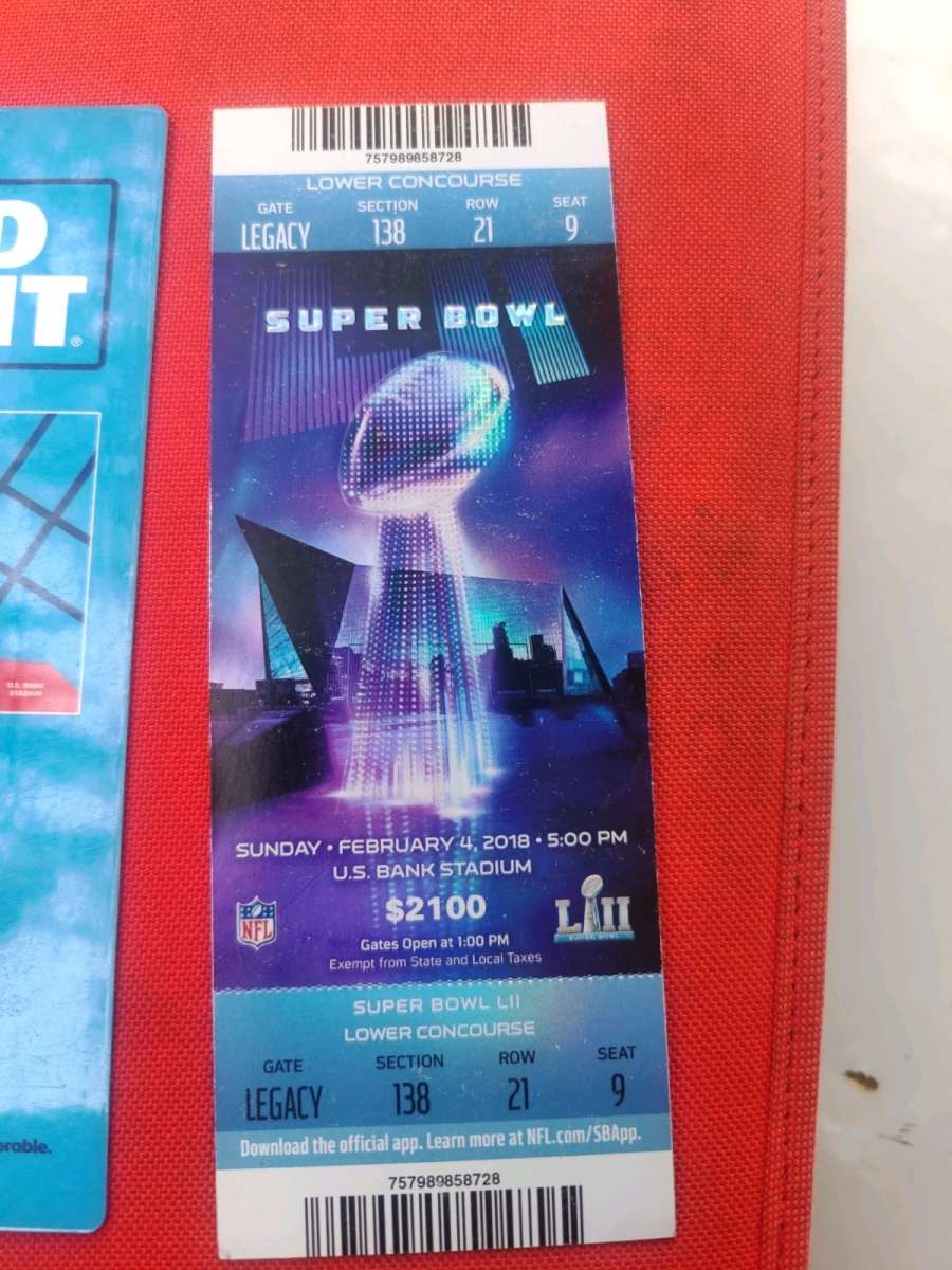 super bowl ticket