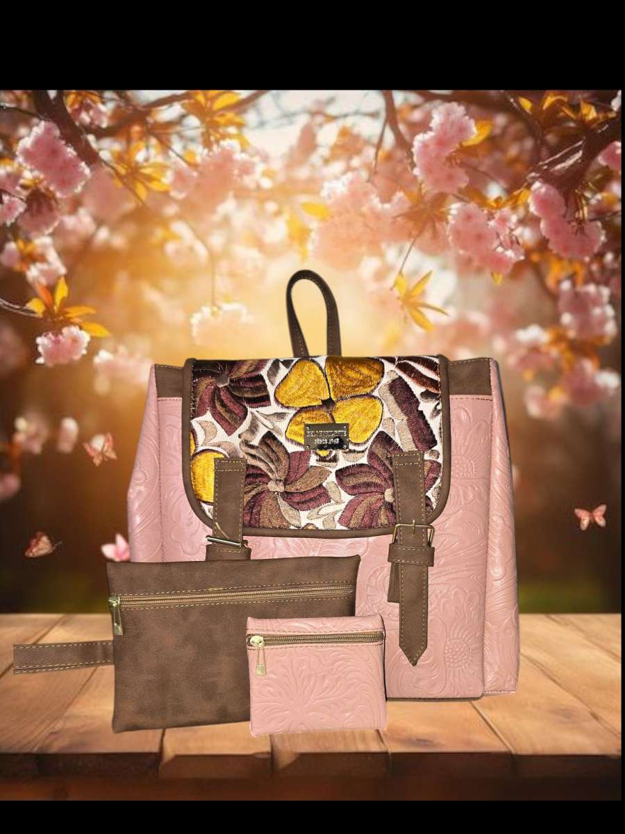 mochila de piel de res