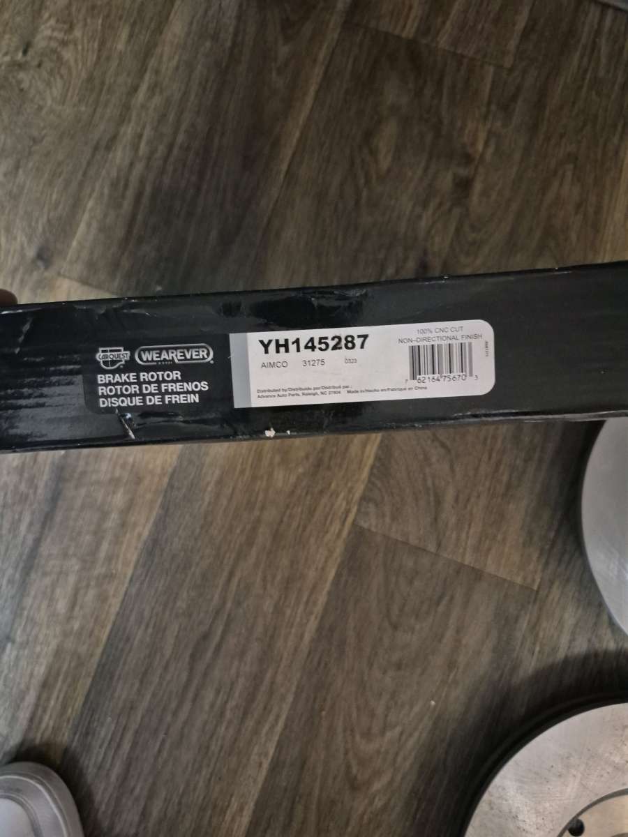 2002 Acura tl Rotors