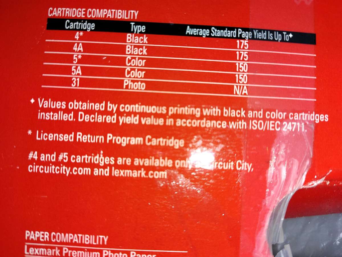 Lexmark 3 in 1 print printer scanner  and copier